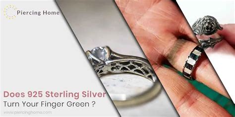 will sterling silver turn your finger green.